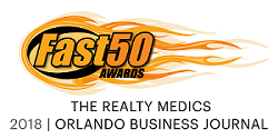 Contact the Realty Medics, with a Fast 50 Award badge, as shown in this logo